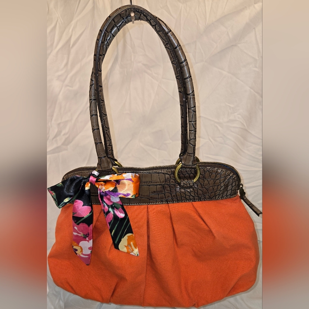 Simply Vera Orange Shoulder Bag